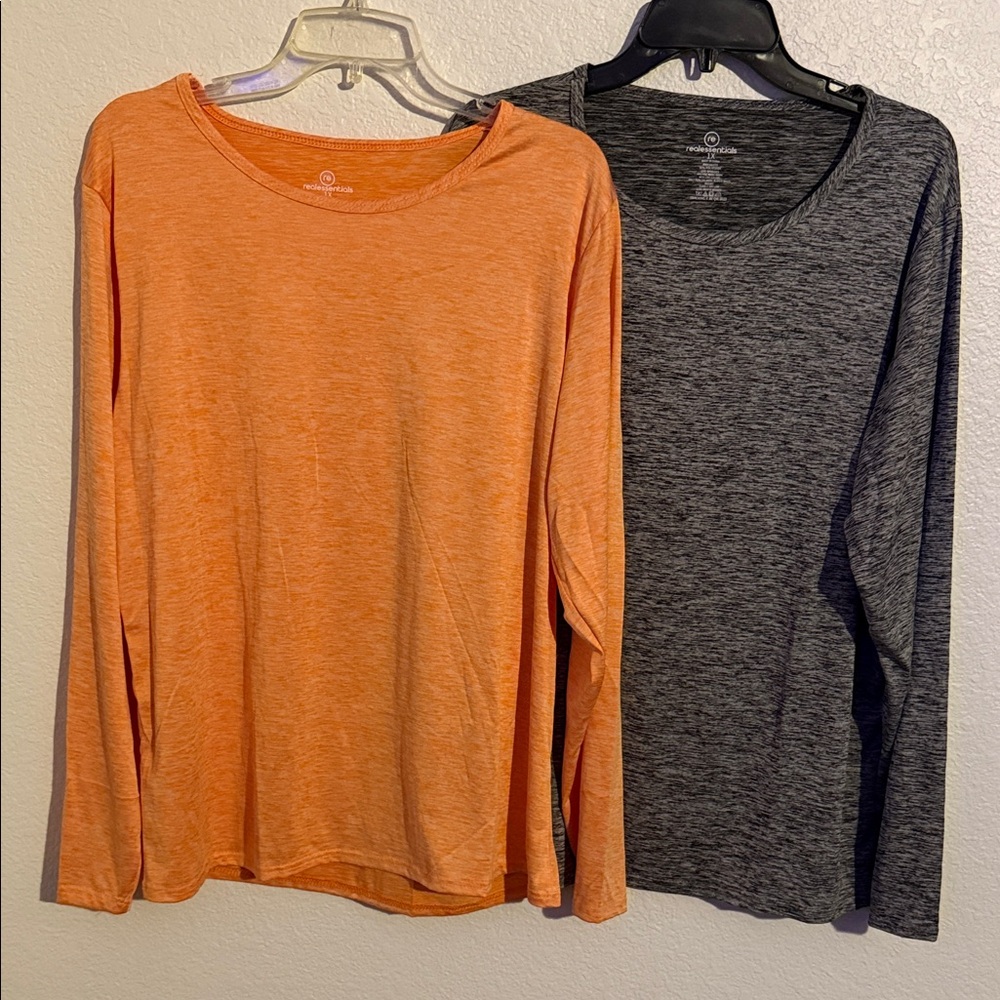 Essentials Gray Long Sleeve Shirt